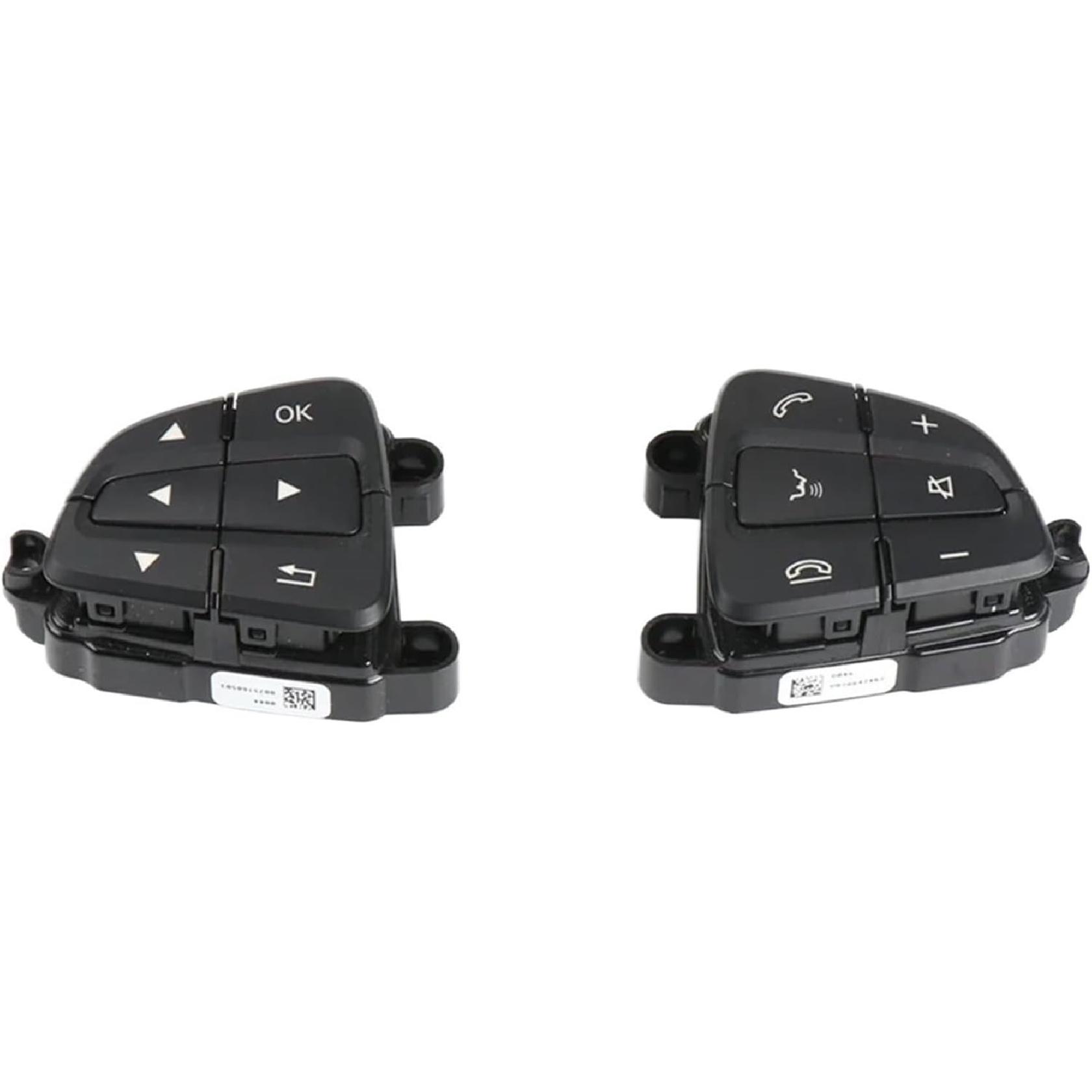 

1 Pair 0999050600 Car Multi-Function Steering Wheel Switch Buttons Phone Control Key Compatible with Benz GLS GLE W117 W166 W292 W156 W246