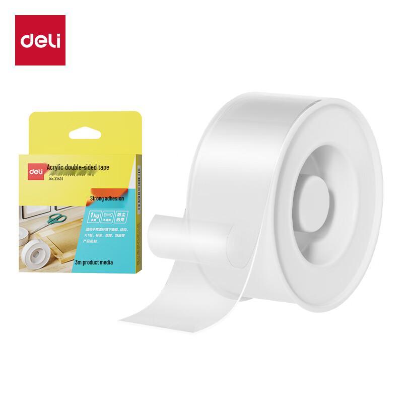 Deli Transparent Double-Sided Nano Tape