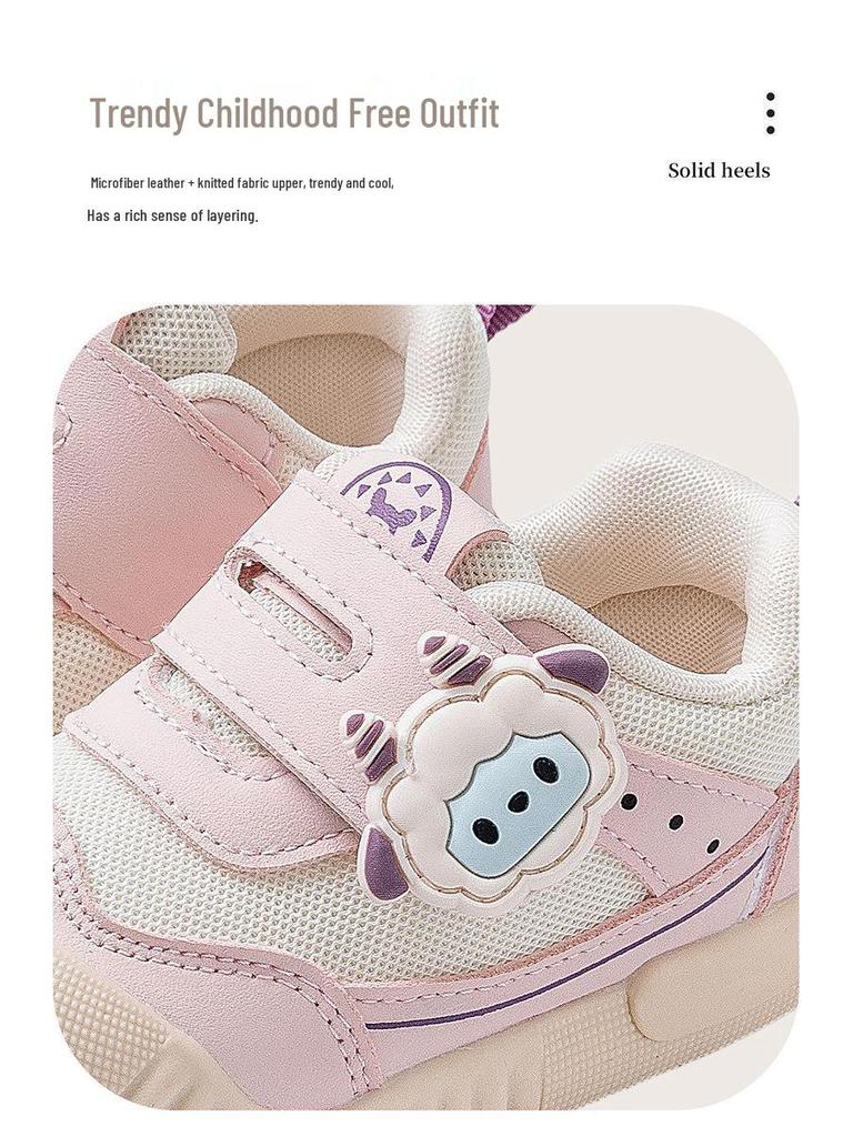 2026 Spring Children's Non-Slip Cartoon Shoes - Soft Sole, Breathable Toddler Shoes for Boys & Girls