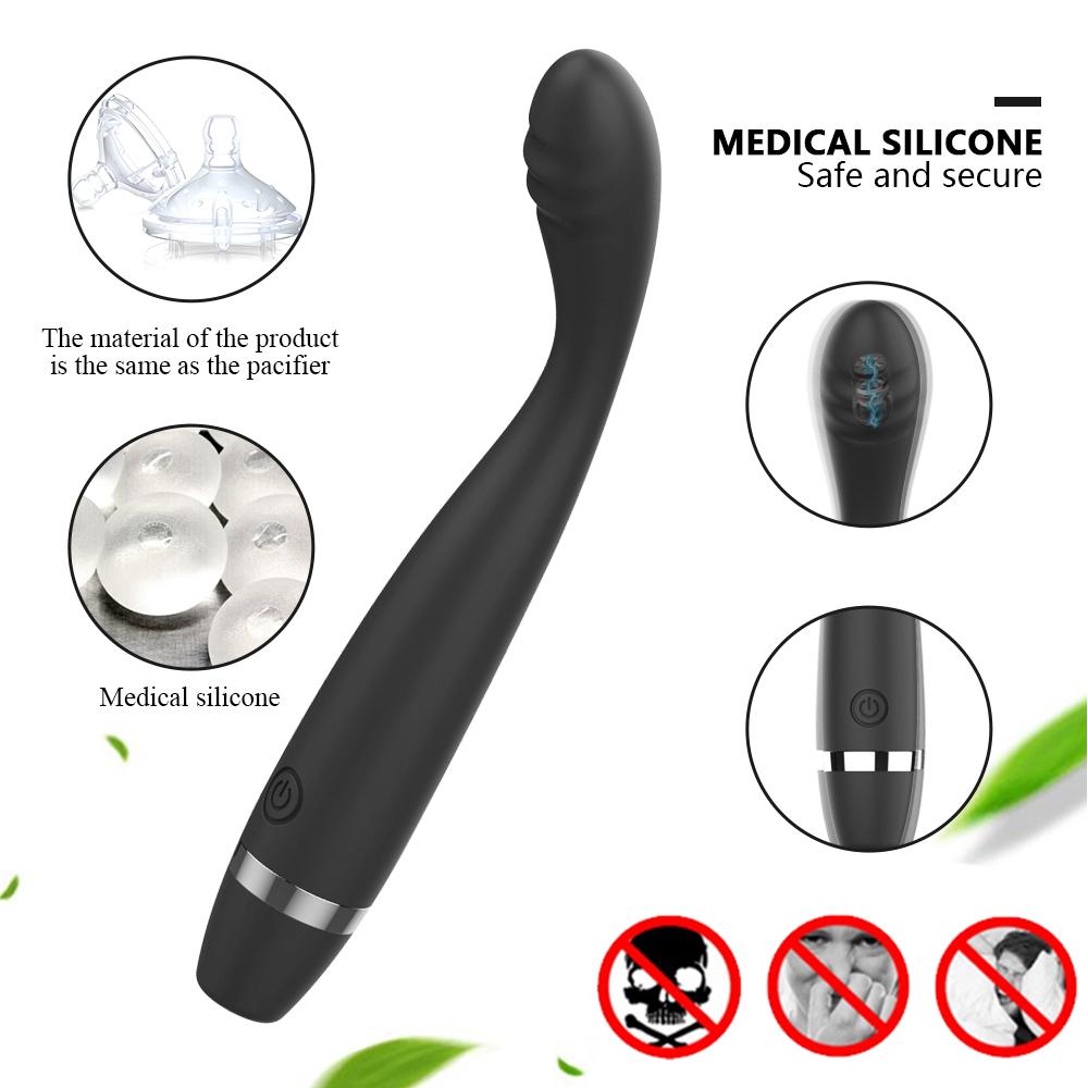 POMFW Clitoris Stimulator Waterproof Soft Dildo Vibrator Masturbator Sex Toys for Women