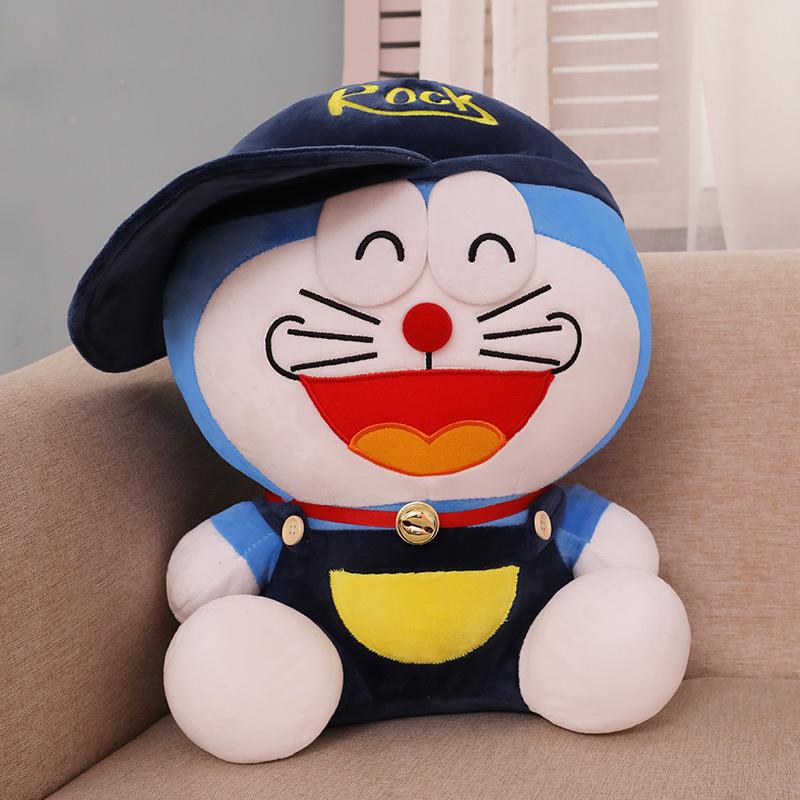 Creative Hat Cat Doll Plush Toy Cartoon Rag Doll Throw Pillow Children's Doll Gift