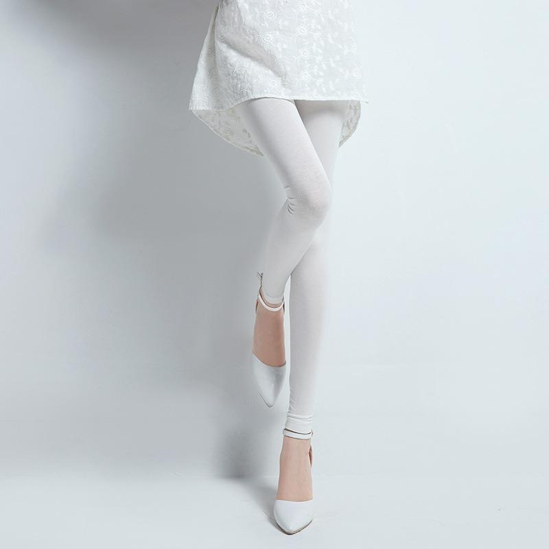 

Новые модальные леггинсы весна и лето тонкие внешние брюки длиной девять точек толстые мм облегающие эластичные брюки с высокой талией детские extra size (130-85 kg can be worn)