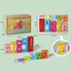 Non-Toxic Diy Wooden Digital Blocks Creative Puzzles Stacking Toys Early Education Montessori Toys For Children Kids