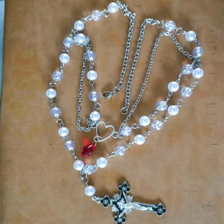 Cross-shape Clavicle Chain Female High-end All-matched Multilayer Necklace