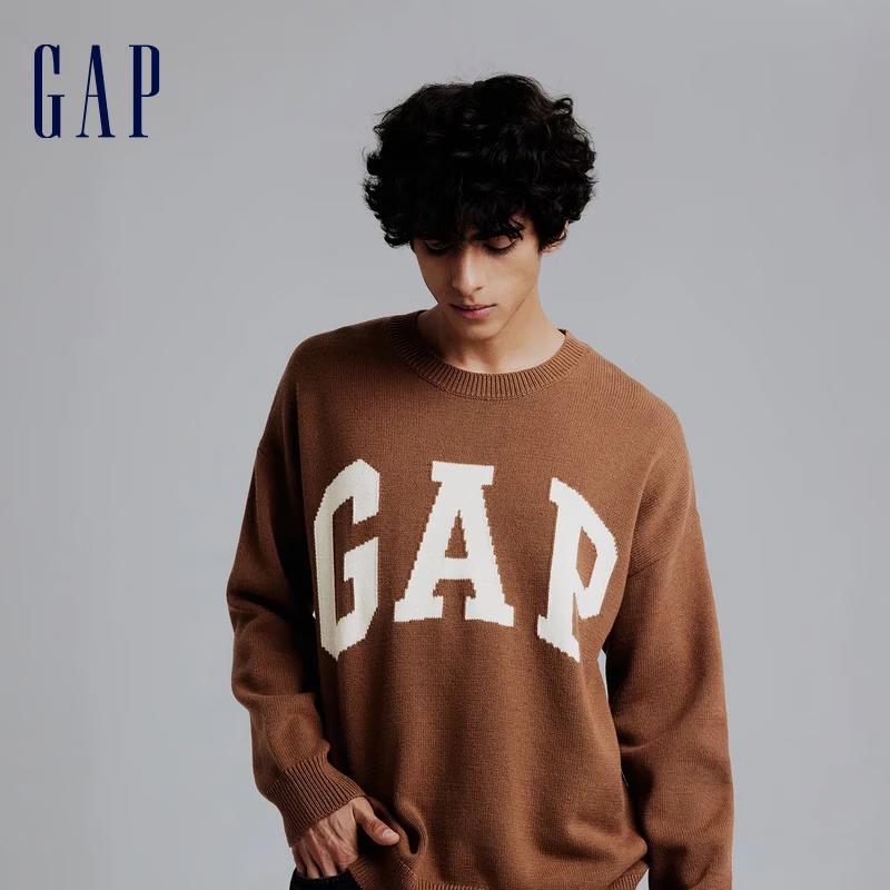 

Gap Unisex Jacquard Logo Crew Neck Knit Sweater S