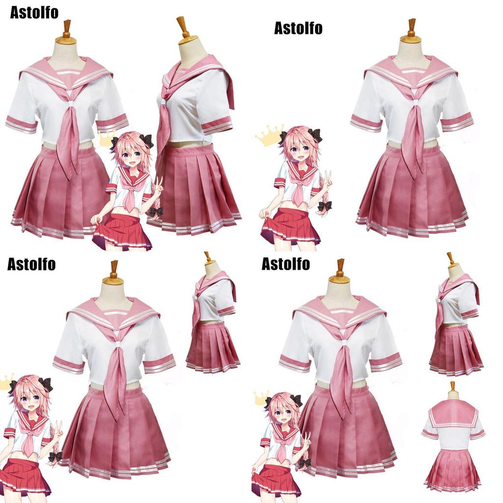 Fate/grand Order Astolfo Cosplay Costume Halloween Outfit Uniform For Women