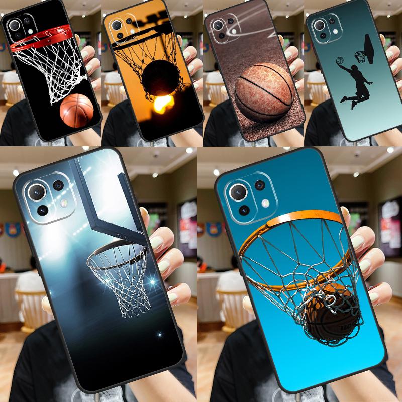 Basketball Korbfall für Xiaomi 14 Ultra 11T 12T 13T Pro 12 13 Lite POCO F6 Pro M6 X3 X5 X6 M5s F3 F5 Hülle