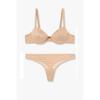 Women S Logo meSh Removable Pad puSh Up Bra T panTy SeT 0825185501 0825110501