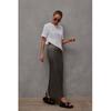 Solid Color Fish Tail Wrapped Hip Skirt Pure Color Fishtail Sheath Skirt