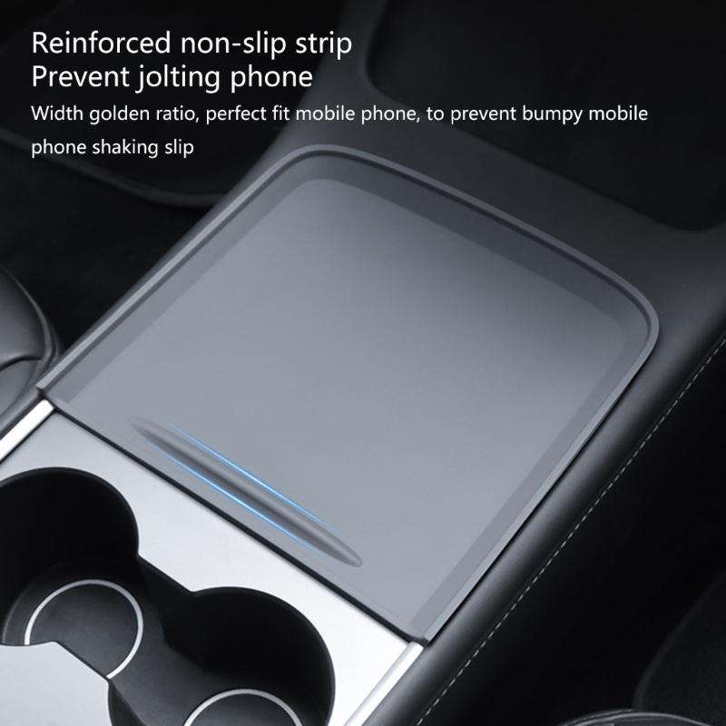 Auto Center Console Cover Car Armrest Cover Waterproof Silicone Cushion Pad Protector for