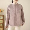 Down Coat for Women Winter Jacket Fleece Thickened Plush Standing Collar Loose Casual Jacket