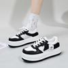 INS White Shoes for Students Korean Style Women's Fashionable  Summer New Platform Height Increasing Breathable Casual Shoes Street Shot Z6602