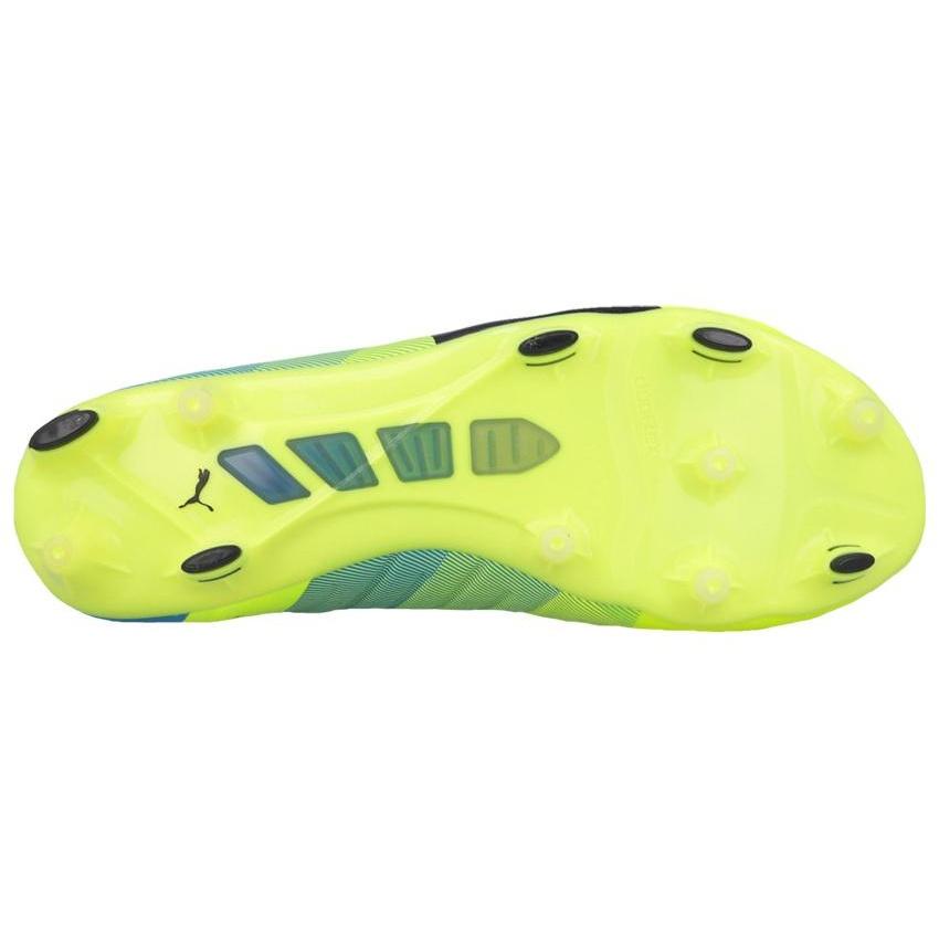 Puma EvoPOWER 1.3 FG 'Safety Yellow Atomic Blue' Men's 103524-01