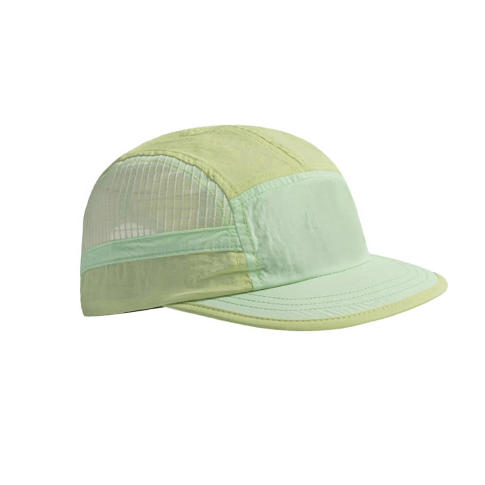 

Soft Brim Breathable Peaked Cap Color-Blocked Mesh Running Caps Quick-drying Baseball Cap Men зелений