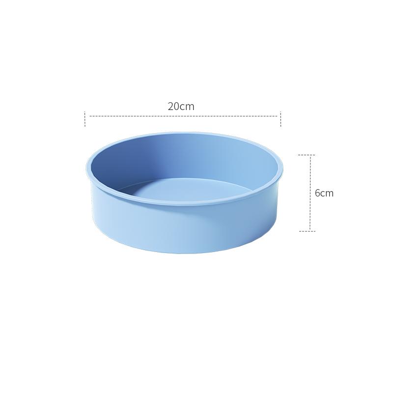 Multi-size silicone cake pans for baking, round cake molds silicone baking pans non-stick quick demoulding suitable for cheeseca