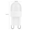 Bnineteenteam G9 LED-Lampen, Keramikmaterial, 1,5W-Lampen, 10er-Pack, Perfekt für Heimdekoration, Schlafzimmer und Bürobeleuchtung