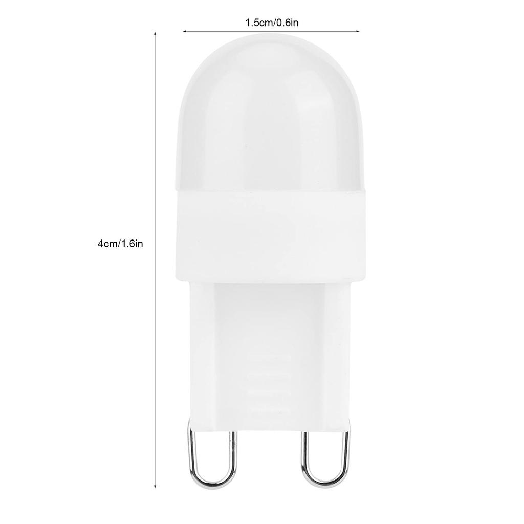 Bnineteenteam G9 LED-Lampen, Keramikmaterial, 1,5W-Lampen, 10er-Pack, Perfekt für Heimdekoration, Schlafzimmer und Bürobeleuchtung