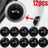 12Pcs Car Door Shock Absorber Buffer Pads, Universal Silent Door Closing Anti-Collision Stickers, Auto Door Damping Protector