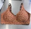 Plus Size Push-Up Sports Bra - Deep V Anti-Sagging Lingerie