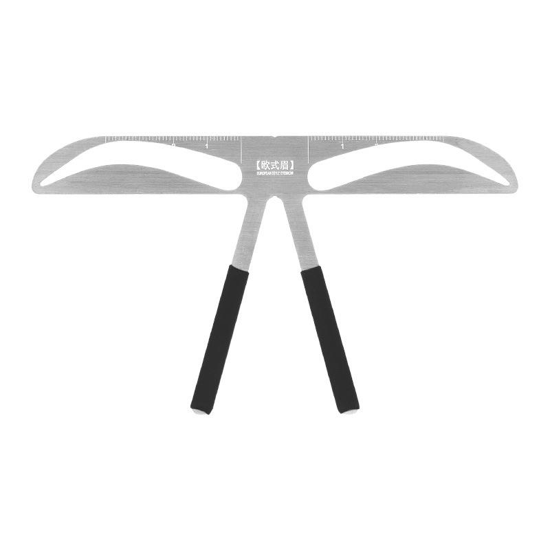 

1pc Stainless Steel Eyebrow Shaping Tool - Flexible, Reusable Template For Perfect Brow Shape, Suitable For Beginners And Tattoo Artists
