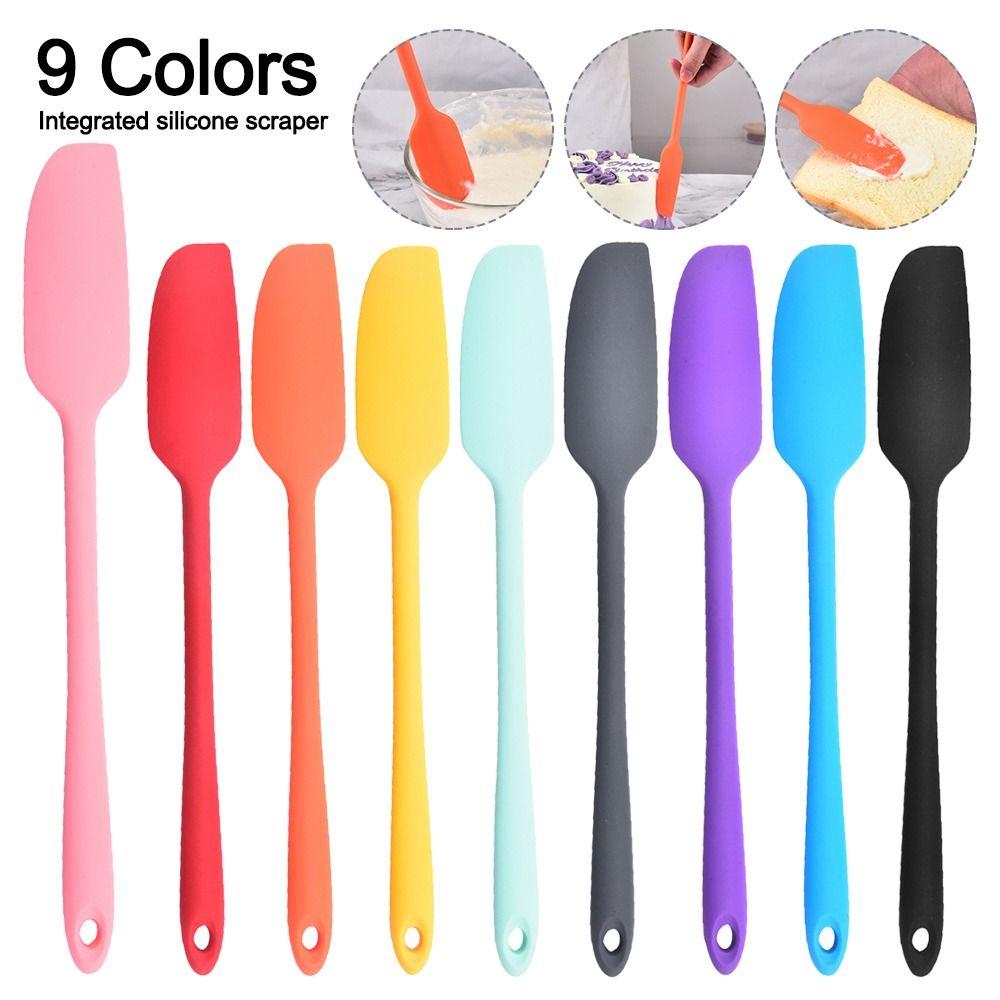 Integrated Baking Scraper Silicone Cream Spatula New Jam Spatula  Kitchen Baking Tool