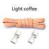 No Tie Shoe Laces Flat Metal Buckle Elastic Shoelaces Casual Shoes for Men and Women Lazy Shoelace Rubber Band Shoestring
