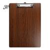 Metal Spring Clip Board Wooden Clipboard with Clip, A4 Letter Size Drawing Sturdy Board, Wood Grain Thicken Hardboard for Office, School Durable