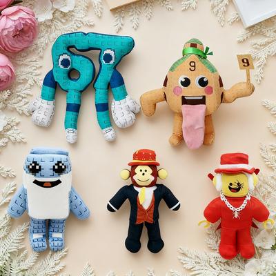 Steal A Brainrot Niedliche Figur Nr. 9 Haus Plüschtier Spielzubehör Plüschtiere 25CM Stoffpuppen Anime Spielzeug Weihnachtsgeschenke