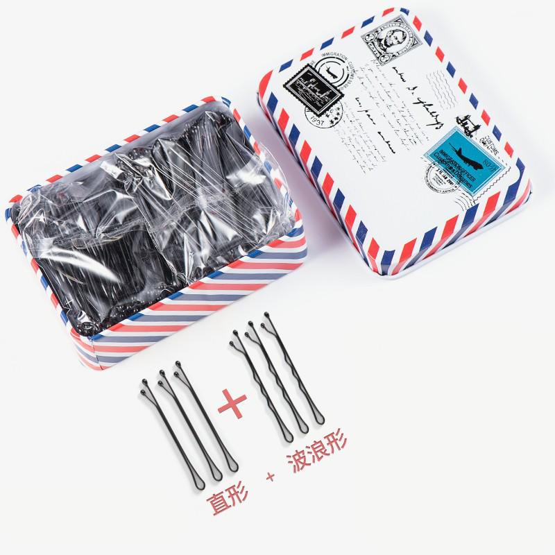 Einzelne schwarze Haarnadel für Pony und Hochsteckfrisuren