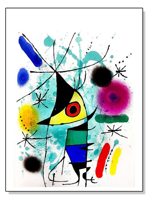 Famous Joan Miro Surrealism Artwork Posters Abstract Canvas Painting Retro Wall Art For Modern Living Room Home Decoration No Frame