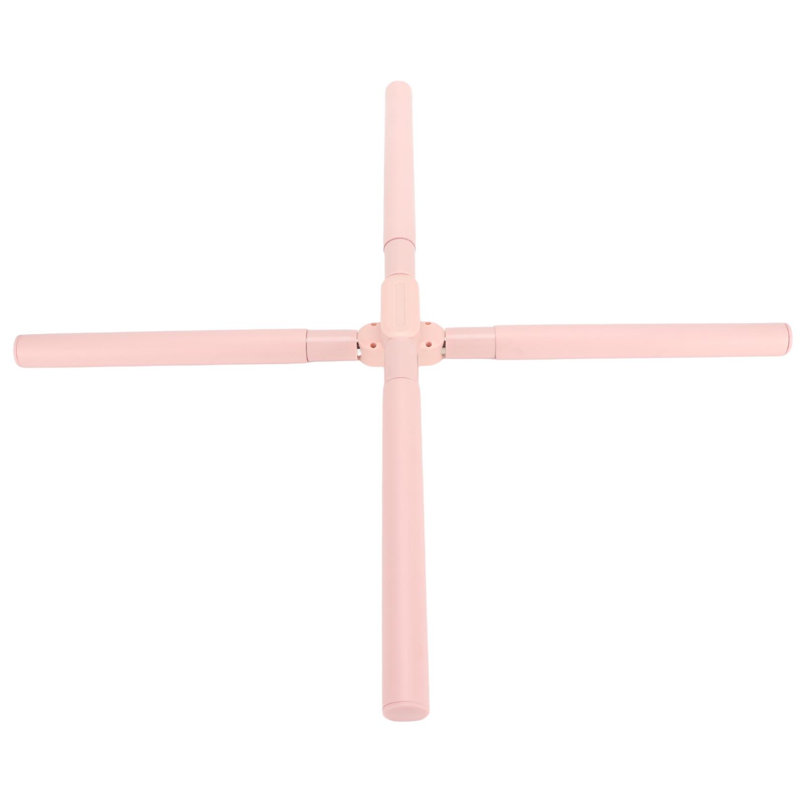 

Выдвижная палка для йоги для спины Детская Взрослая Эргономичная палка для осанки Инструмент для растяжки Розовая