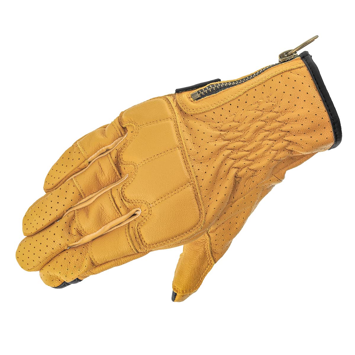 

KOMINE Motorcycle Gloves Protective Leather Gloves Camel S GK-2553