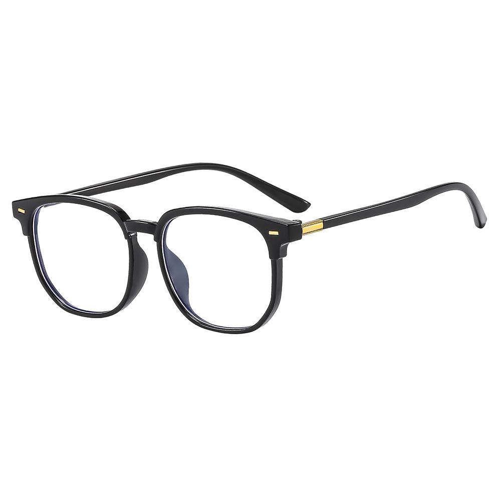 Fashionable Reading Glasses Anti Blue Light Retro Black Frame High Definition Unisex Reading Glasses 502