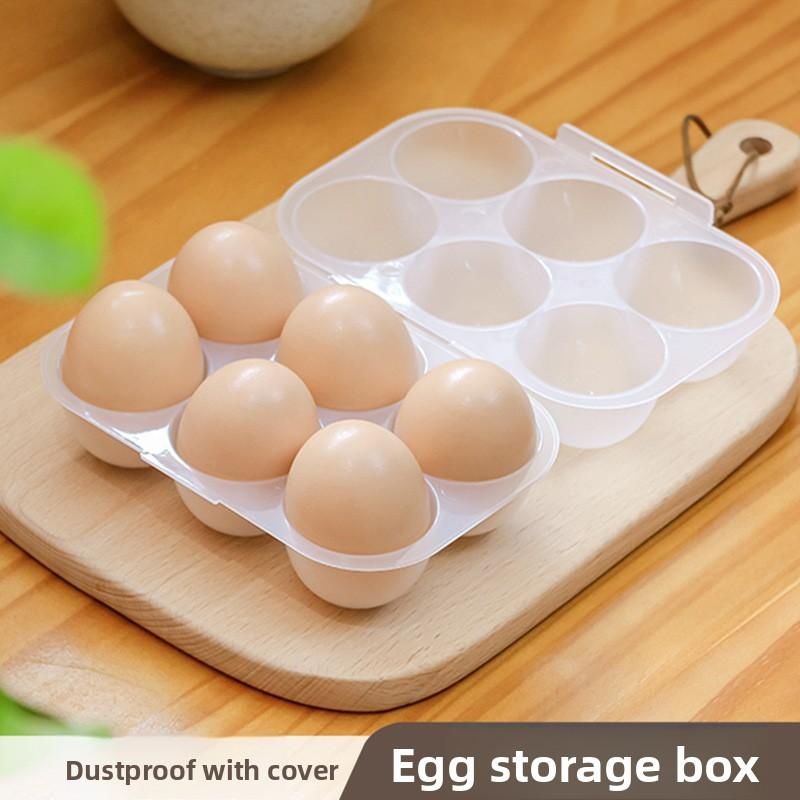 1PCS Egg Refrigerator Storage Box Outdoor Shockproof Egg Box Storage Box Portable Camping Picnic Travel Anti-Shattered Egg Tray