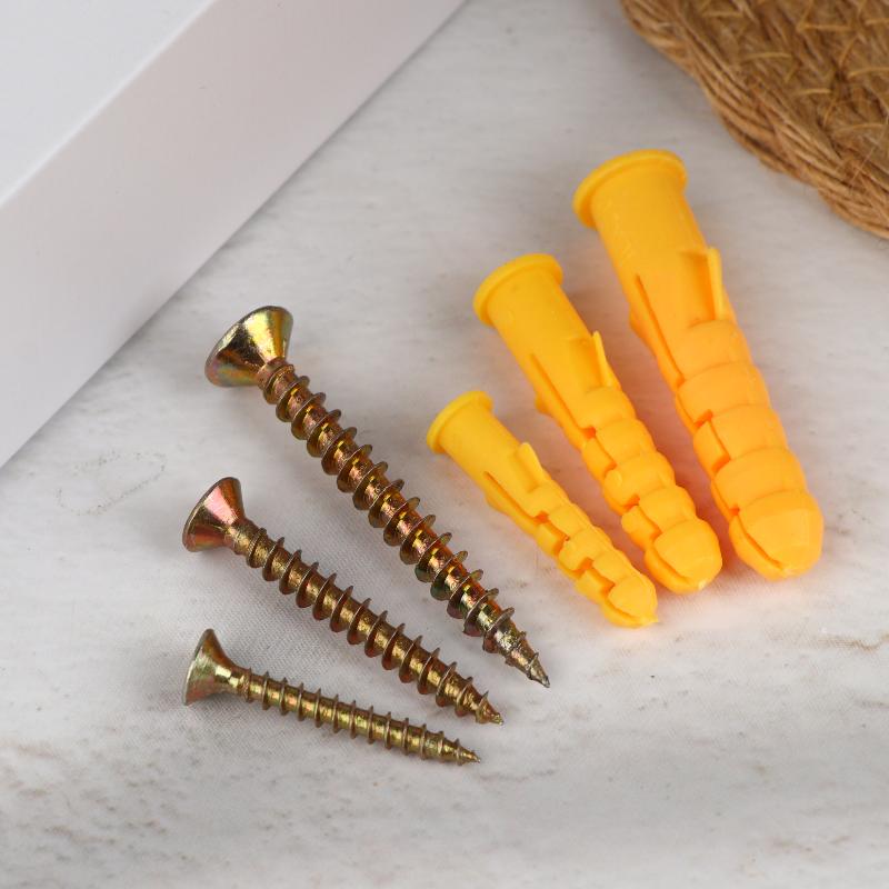 10/25/50Pcs Self-Tapping Screws Kit Stainless Steel Expansion Screws Cross Tips Wall Anchors And Screws For Drywall