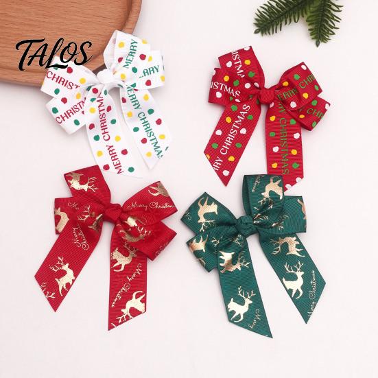Decorative Bows for Gift Boxes Christmas Bow Hair Clips Women and Girls, Festive Accessories, Cute Accessories Holiday Photos Non Slip Barrettes