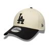New Era Baseball Cap 9FORTY Adjustable Free Size LA NY Polyester Beige Black