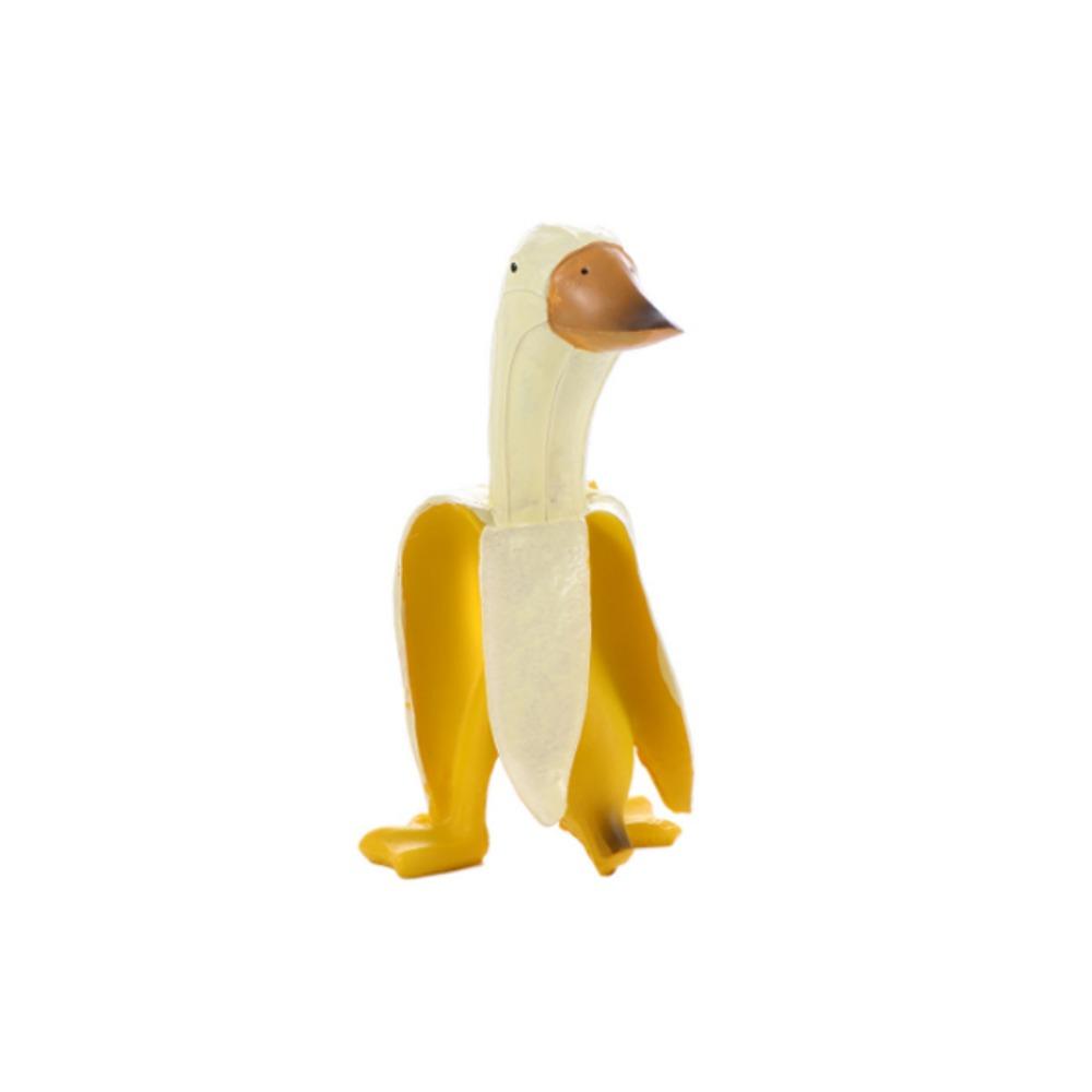 Funny Lawn For Outdoor Office Porch Weird Gifts Duck Statues Banana Duck Ornament Duck Sculpture