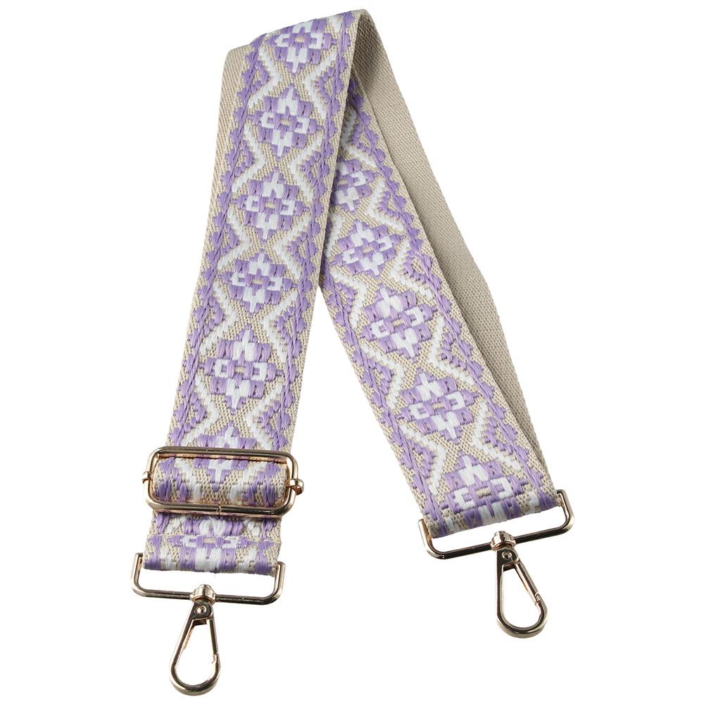 2 (5cm) extra wide 2 inch Wide Embroidery Purse Strap 31.4-51 .1inches Polyester Guitar Style Shoulder Strap