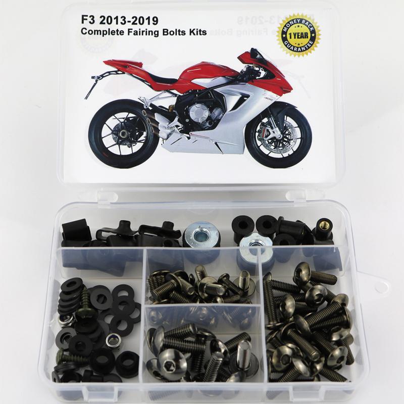 Fit For MV AGUSTA F3 2013- Complete Full Fairing Kit Motorcycle Cowling Bolt Bodywork Side Covering Screws Nuts