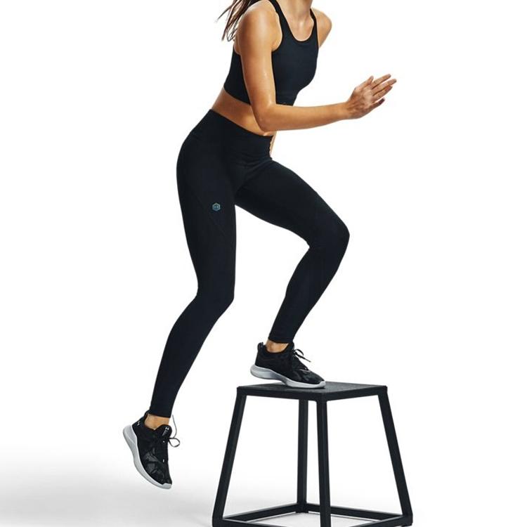 Under Armour Rush Solid High Waist Sports Leggings Women leggings Black 1357265-001
