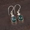 Moss Agate Gemstone 925 Sterling Silver Handcrafted Jewelry Earrings For Wife EE-6-27