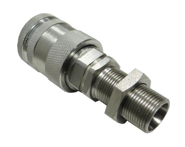Szybkozłącze Hydrauliczne Gniazdo Long M22X1.5 Gwint Zewnętrzny Euro Push-Pull (9100822Gl) (Iso 7241-A) Waryński