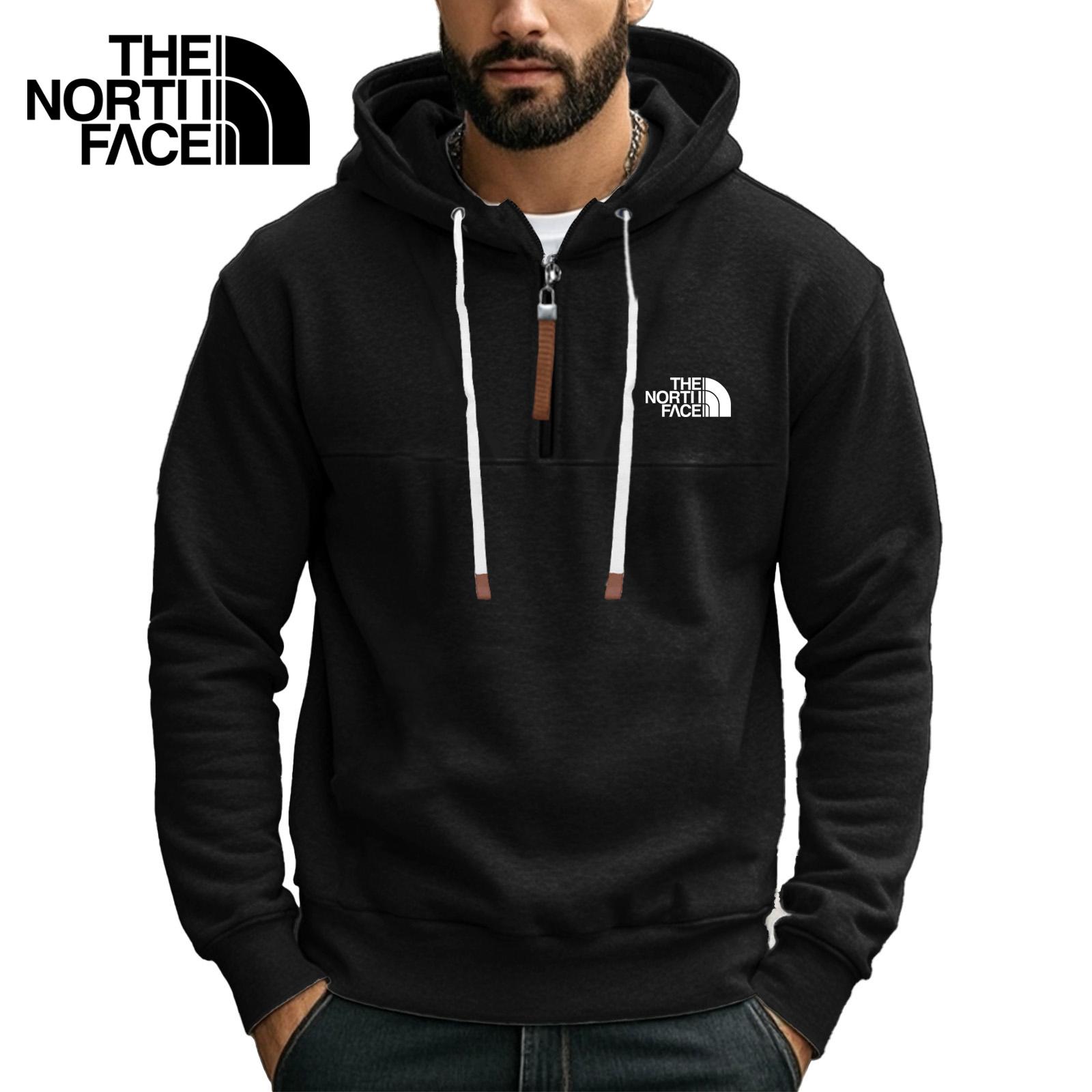 Темно-синяя толстовка с капюшоном из коллекции осень-зима 2025 года — фото 7