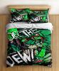 Voltes V Robo Duvet Cover Set without sheet King Queen Double Full Twin Single Size Bed Linen Set