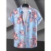 Men's Retro Pattern 3D Print Shirt Button Up Shirt Casual Shirt Summer Shirt Short Sleeve Daily Vacation Clothing