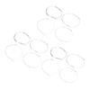 12Pcs Violin String Copper Alloy Professional Violin String Replacement for 1/2 1/4 3/4 4/4 Silver