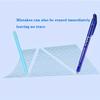 12-Pack Erasable Gel Pens, 0.5mm Blue with Refillable Ink, Magic Erasable Gel Pens with Full Barrel Tip, Heat-Erasable