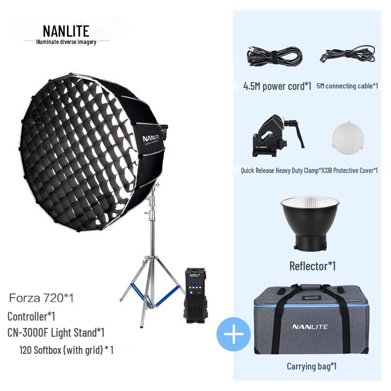 NANLITE Forza 720/720B Professional LED Studio Light