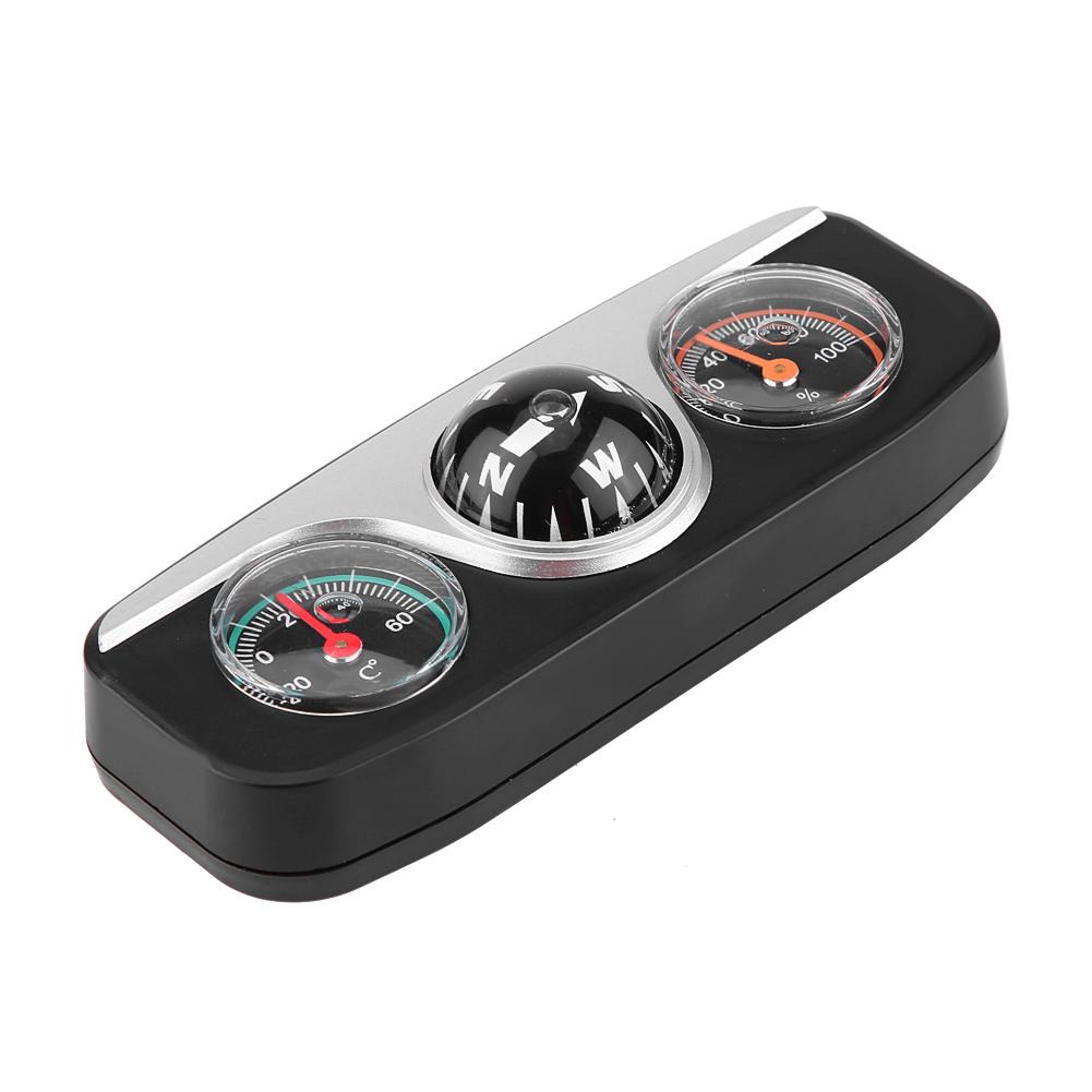 3 in 1 Car Truck Dash Mount Navigation Direction Compass Thermometer Hygrometer